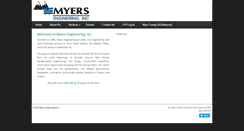 Desktop Screenshot of myersengineering.com