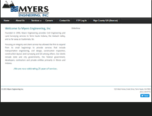 Tablet Screenshot of myersengineering.com